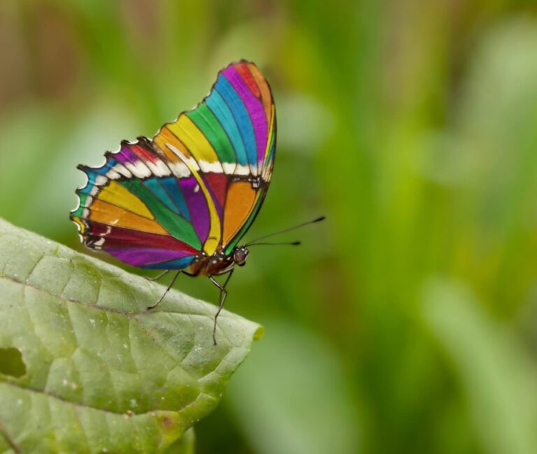 farfalla arcobaleno pace