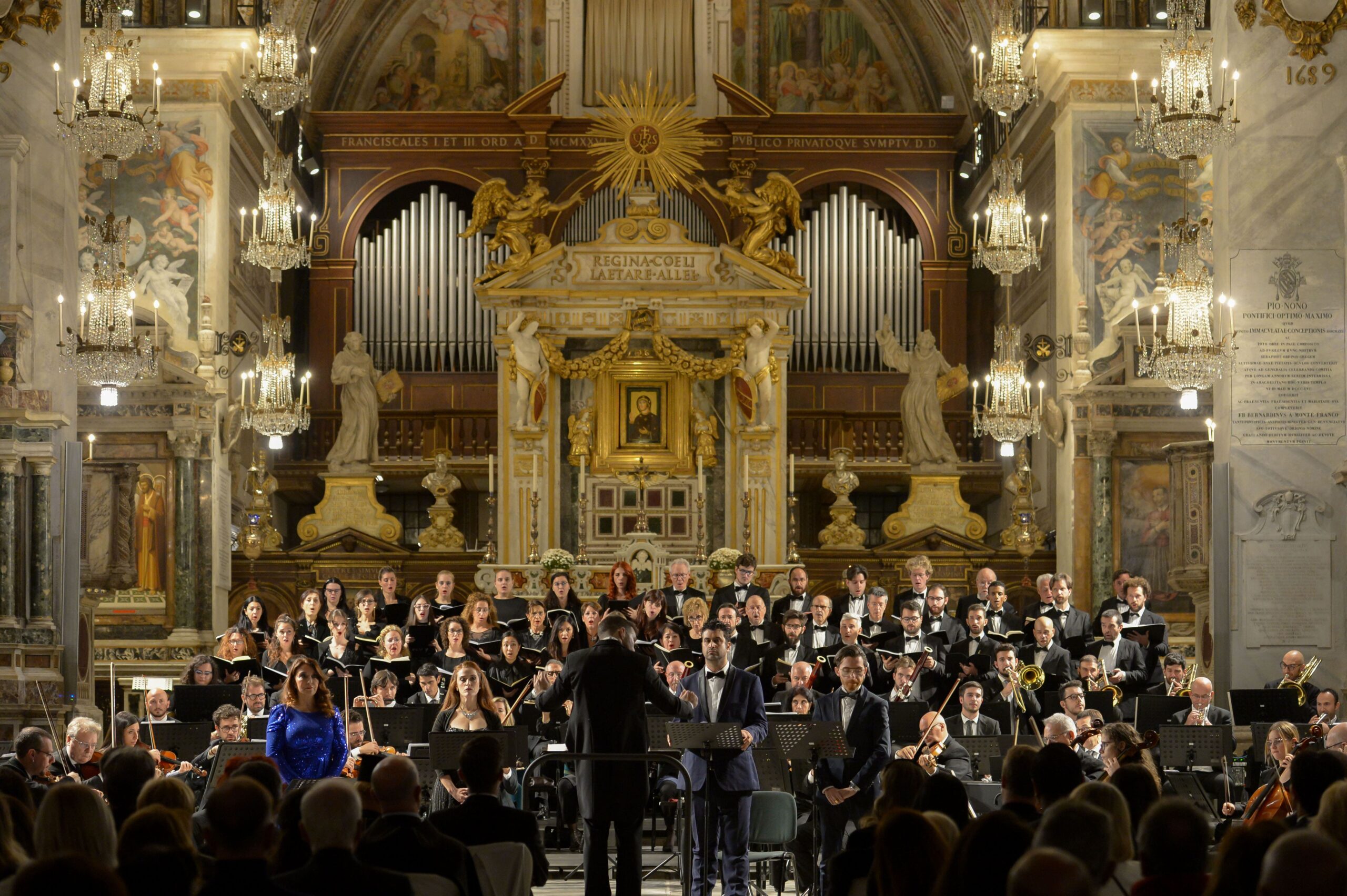 Straordinario successo per Rossini Sacro per la Pace a Roma, L’Aquila e Assisi con Isa e Jacopo Sipari di Pescasseroli