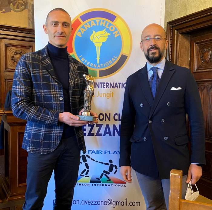 Premio Panathlon all'arbitro avezzanese di serie A Aleandro Di Paolo: "Dico ai miei figli, fate il massimo"