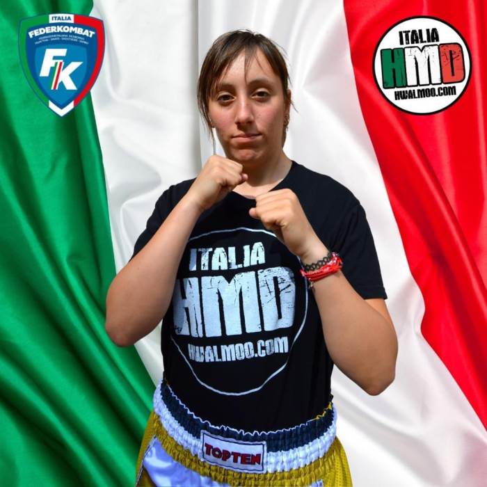 La marsicana Ilaria Di Cintio veste la casacca della Nazionale italiana ai Campionati Europei WAKO Kick Boxing in Turchia