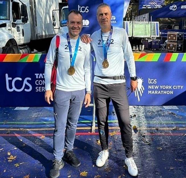 Alessandro Ricci e Sisto Baliva, due celanesi alla Maratona di New York