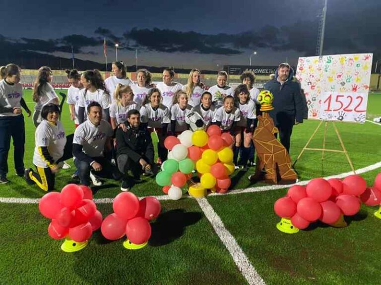 Lo sport contro la violenza sulle donne: successo per la manifestazione a San Benedetto dei Marsi