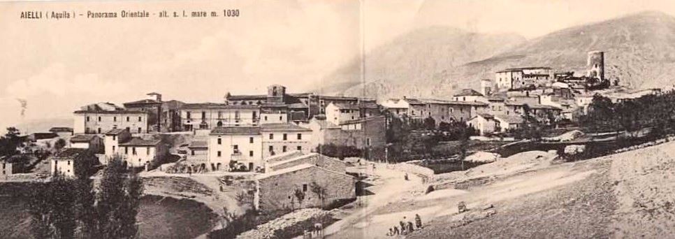 Ecco com'era il borgo di Aielli prima del terremoto del 1915