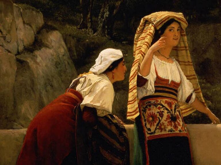 Le donne italiane d'Abruzzo in una tela del pittore Sir Lawrence Alma-Tadema