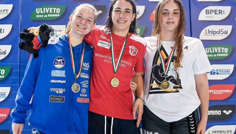 La Pinguino Nuoto in vetta alle classifiche italiane dei Criteria con il terzo posto di Giorgia Fabiani