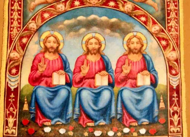 Raduno degli stendardi della Santissima Trinità a Casali di Aschi il 21 Aprile