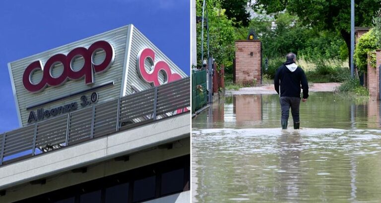 COOP stanzia un milione di euro a sostegno di Emilia Romagna e Marche colpite dall'alluvione