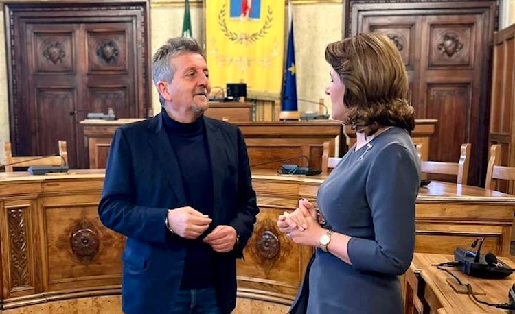 Il Sindaco Di Pangrazio accoglie Gabriela Dancau, ambasciatrice di Romania presso la Repubblica Italiana