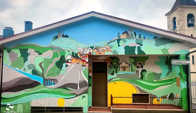 Realizzato un nuovo murale a Cese dei Marsi per il progetto "Le mura riacCese" dell'Associazione Giovanile Mapuche