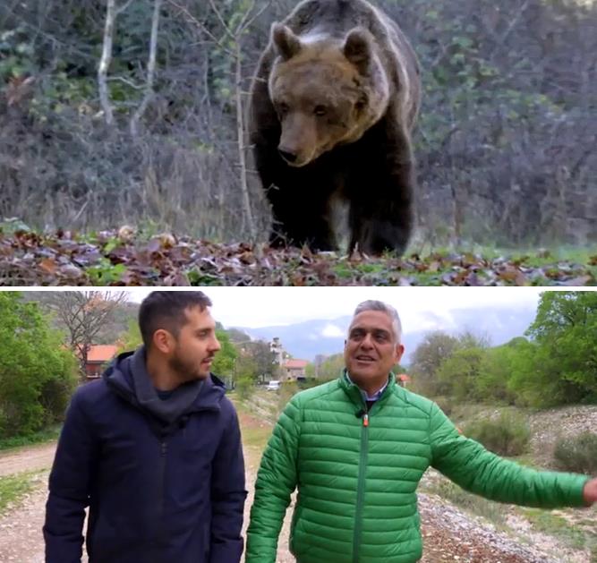 Convivere con l'orso a Lecce nei Marsi, lo speciale di Rete 4 e l'intervista al Sindaco Augusto Barile