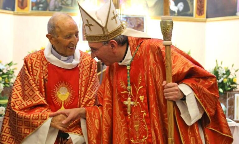 La celebrazione per i 70 anni di sacerdozio di don Antonio Ruscitti
