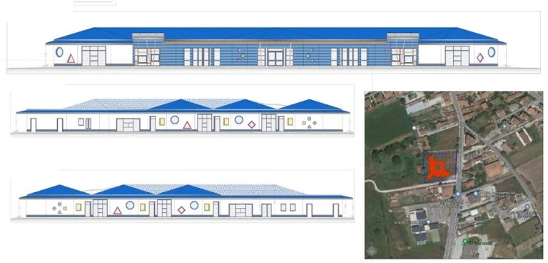 Tetti blu e piazze interne, ecco il progetto della nuova scuola d’infanzia di Via Pertini ad Avezzano