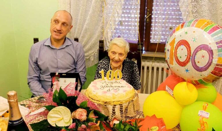 Celano festeggia nonna Giovanna Paolini che oggi compie 100 anni