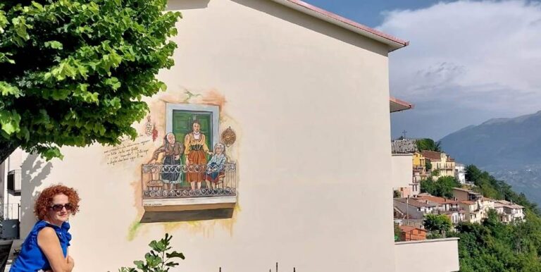 Un bellissimo murale dedicato alle donne di Rendinara: la nuova opera d'arte di Eleana Spaziani