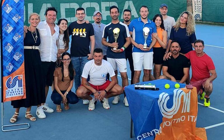 Campionato Provinciale CSI di Tennis a San Benedetto dei Marsi: vince Marco Flammini