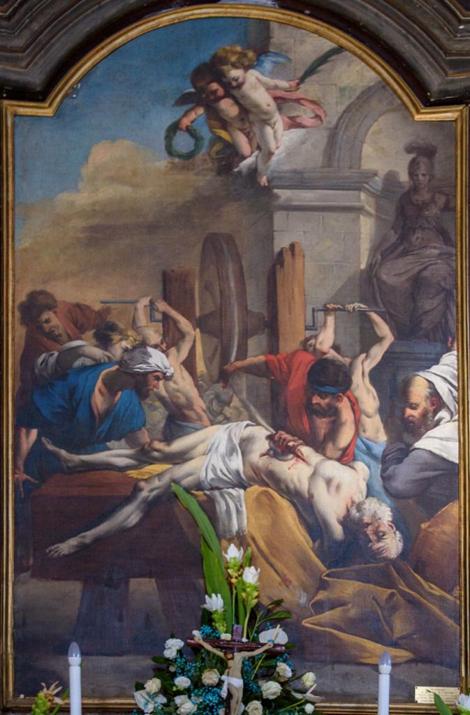 dipinto di Pietro Testa nella chiesa di San Donato