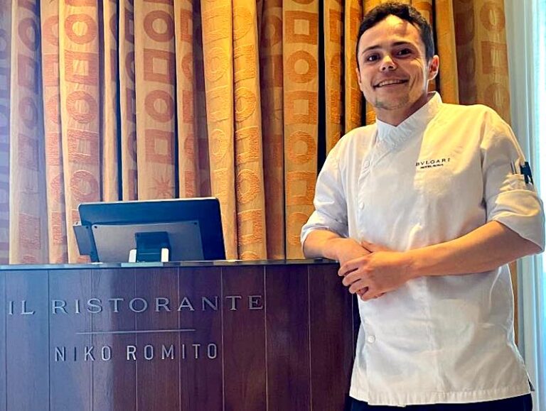 Il giovane chef marsicano Filippo D'Addario cuoco presso il prestigioso ristorante di Niko Romito