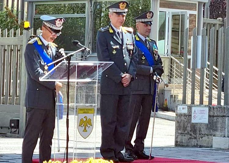 Il Generale di Brigata Germano Caramignoli assume il comando Regionale Abruzzo della Guardia di Finanza