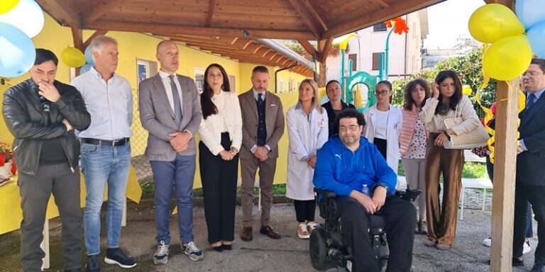 Inaugurazione del centro diurno per disabili a Carsoli, Santilli: "Il terzo del territorio, a breve ne apriremo un altro"