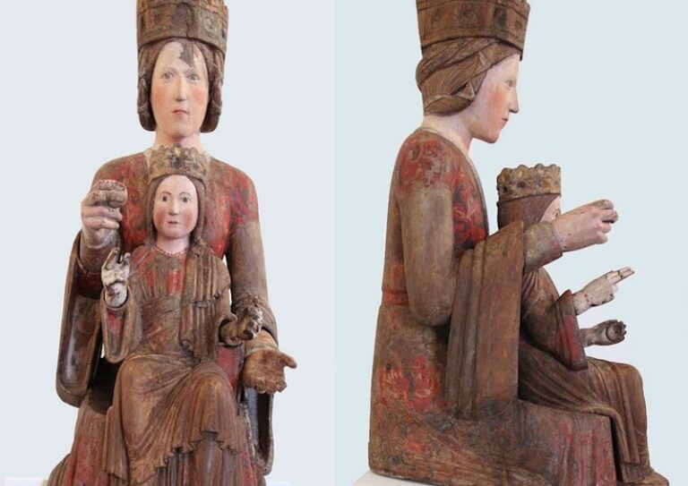 La preziosa statua medievale della Madonna di Castelli, restaurata presso il Museo di Arte Sacra di Celano, presto tornerà a casa