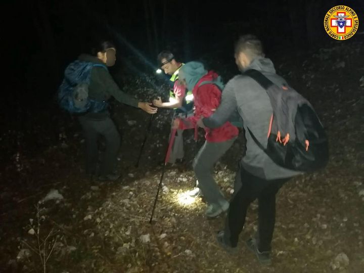 Tre giovani escursionisti recuperati dal Soccorso Alpino