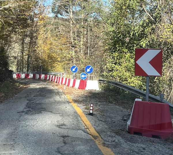 Frana sulla SP 107 di Villaromana, Sindaca di Carsoli: "Partono i lavori per ripristinare e consolidare la viabilità su entrambe le corsie"