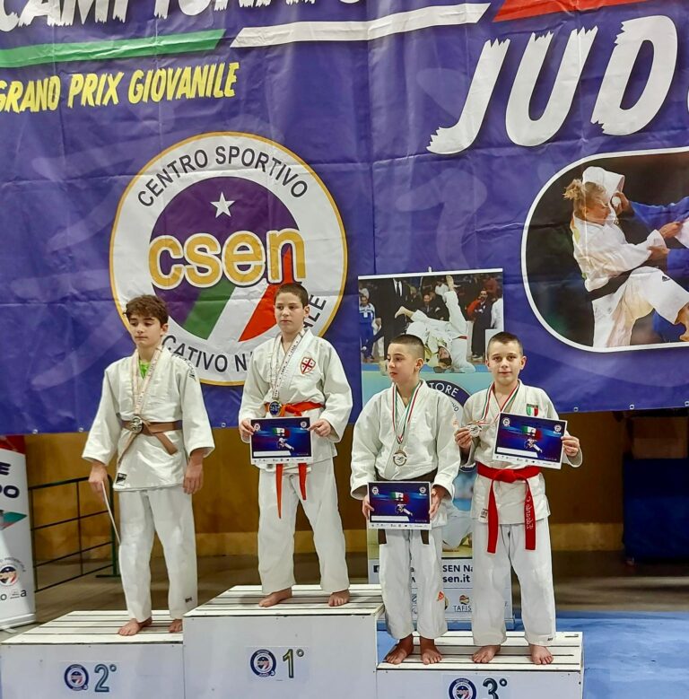 Tre atleti dell'Asd "Il Salice" sul podio del 38° Campionato Nazionale di judo - Gran Prix Giovanile e Fispic che si è svolto a Riccione