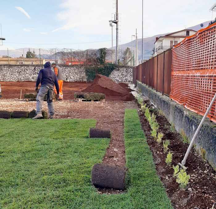 Lavori in corso a Luco dei Marsi, Sindaca De Rosa: "Polo scolastico-sportivo e centro di aggregazione a disposizione della Comunità"