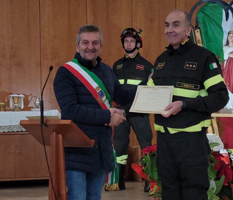 attestato di merito va all’Ing. Albanese, rappresentante del Corpo