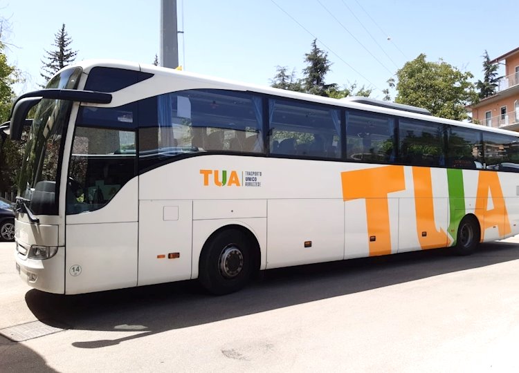 Dal 29 Gennaio attivi collegamenti bus TUA tra Carsoli e Roma Tiburtina
