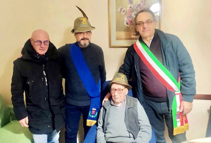 Ugo Gigli ha compiuto 104 anni, gli auguri del sindaco Favoriti e dell’amministrazione comunale di Ortucchio