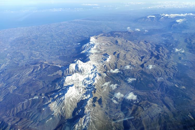 Il Gran Sasso visto da più di 11 mila metri: lo spettacolare scatto di un istruttore dell'Aero Club L'Aquila