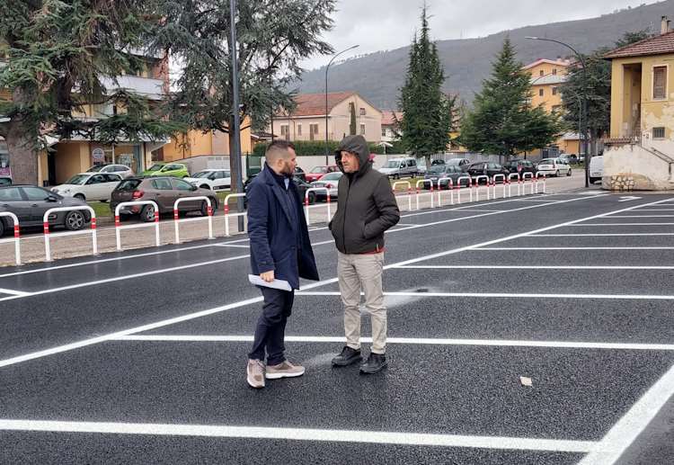 Da oggi i cittadini potranno usufruire del nuovo parcheggio comunale in via Don Minzoni ad Avezzano, nei pressi della scuola "Don Bosco"