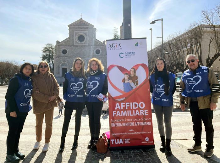 Affido familiare: domenica 24 Marzo in piazza Risorgimento ad Avezzano la campagna di sensibilizzazione