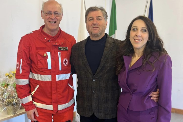 Medaglia di Benemerenza "Il tempo della gentilezza" conferita all’Associazione Edoardo Marcangeli dalla Croce Rossa Italiana
