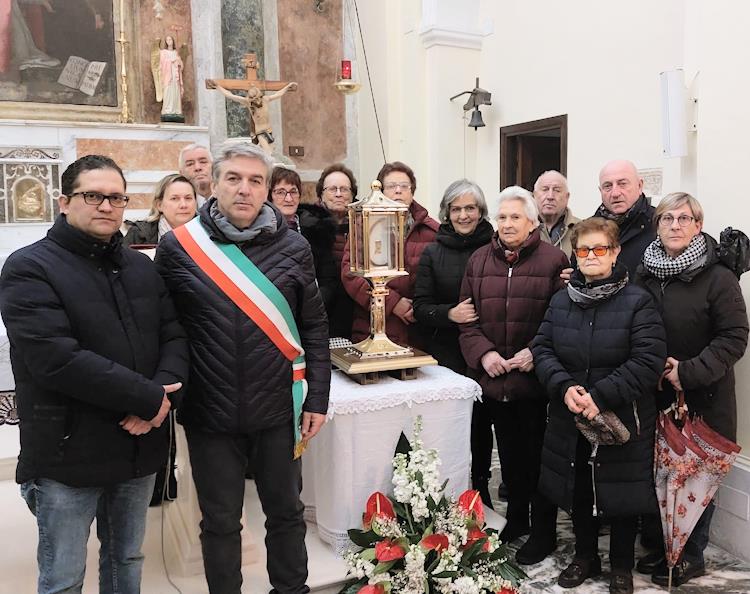 La comunità di Pescocanale ha accolto e celebrato la reliquia di San Tommaso d'Aquino nel 750° anniversario della morte