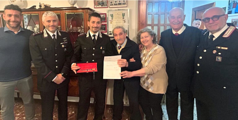 L'abruzzese Guerino Patani compie 107 anni, è il Carabiniere più longevo d'Italia