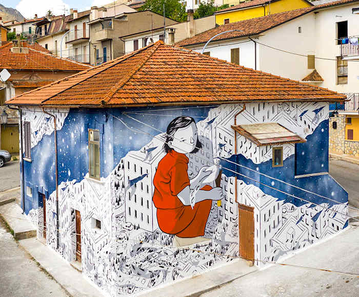 Capitale italiana dell'arte contemporanea 2026, il Comune di Aielli si candida e seleziona opere e iniziative culturali di arte visiva outdoor