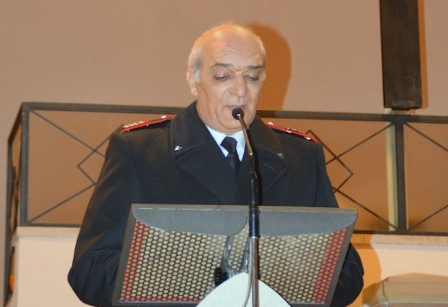 Scurcola Marsicana saluta e ringrazia il Luogotenente C.S. Corrado Venditti, Comandante della Stazione dei Carabinieri, che va in pensione