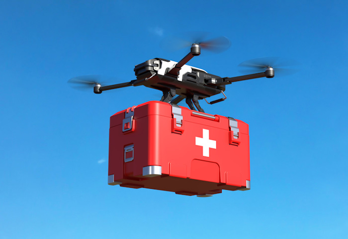Droni per il trasporto di farmaci in zone remote: presentato al Centro spaziale del Fucino di Telespazio il progetto U-ELCOME