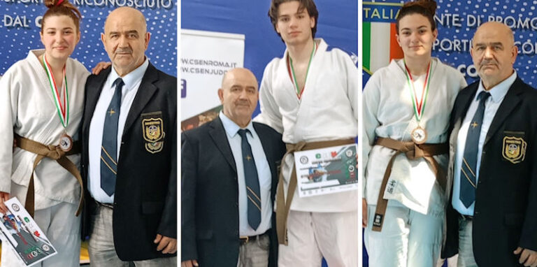 Coppa Nazionale di judo: ottimi risultati per i fratelli avezzanesi Manuel, Miriam e Michelle Coccia