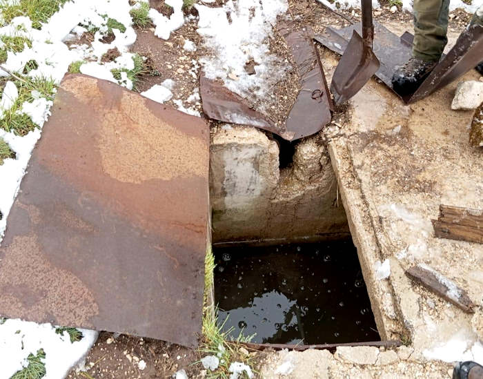 Messa in sicurezza di un pozzo per la raccolta d'acqua nel Parco Nazionale: era un pericolo per la fauna e per gli escursionisti