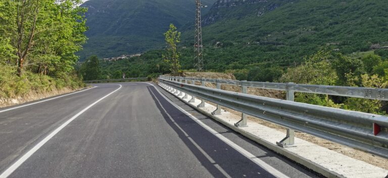 Conclusi i lavori sulla SS82 in località San Giovanni in vista del passaggio del Giro d'Italia