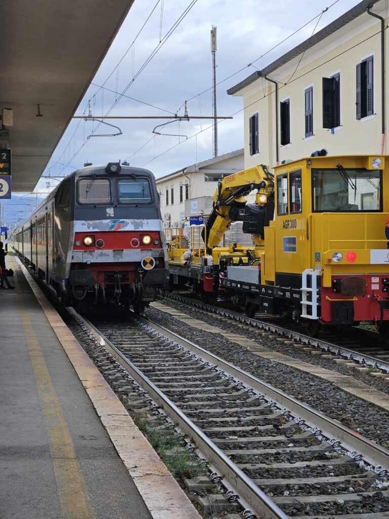 Lavori sulla ferrovia tra Tivoli e Sulmona