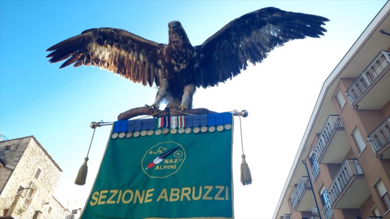 31esimo raduno degli Alpini Abruzzesi al santuario di San Gabriele_ oltre 10.000 presenti per ricordare i caduti in Russia nel 1942