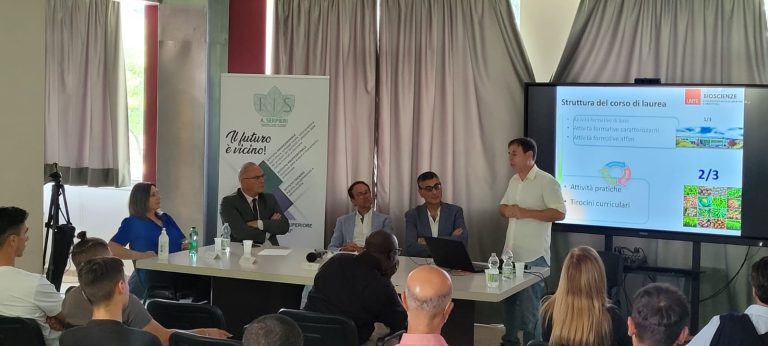la prima lezione del corso di Laurea in Agricoltura sostenibile ad Avezzano|