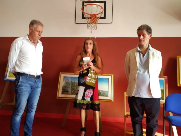 Inaugurazione Mostra Massimo De Santis Foto 1-Da destra Massimo De Santis