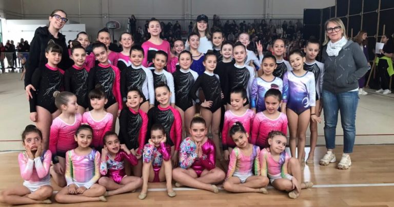 Le farfalline della Nicla per la prima volta in gara di ginnastica ritmica