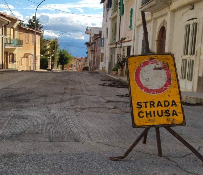 Rifacimento manto stradale sulla SP61 "Varanese" nel territorio di Aielli Alto