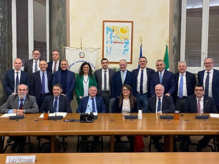 Angelo Caruso nominato vicepresidente dell'Unione Province Italiane